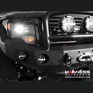 Ford F-150 Stealth Front Winch Bumper Lonestar Guard - Smittybilt XRC - Raw Steel WARN M12000